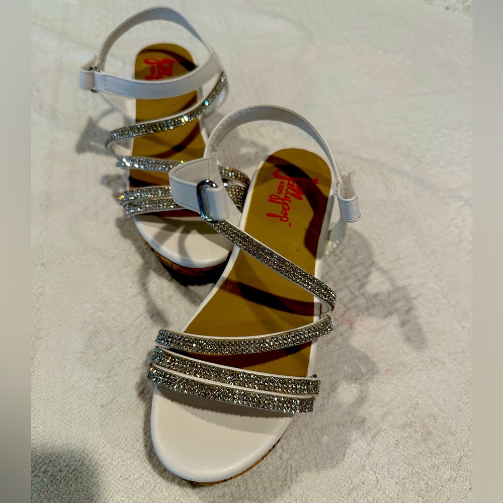 Girls Sparkly Sandals